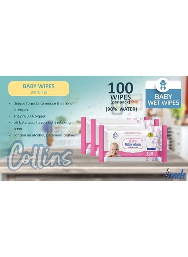 كولينز مناديل كولينز للأطفال 100 ورقة بغطاء قابل للفتح - عبوة ترويجية - Image 3